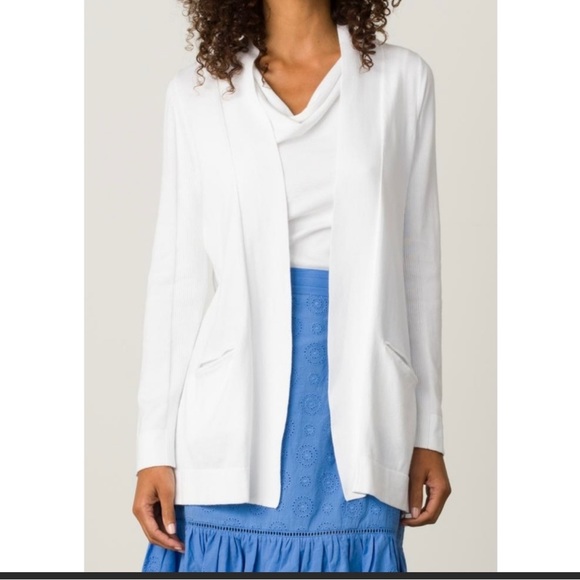 MARGARET O'LEARY Eyelet Skirt Periwinkle Blue - Picture 2 of 8